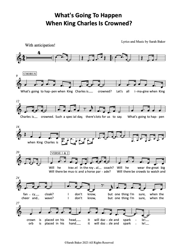 What's Going To Happen When King Charles Is Crowned? score example