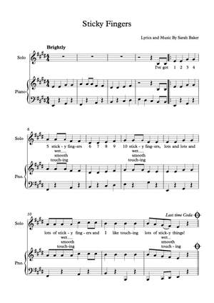 Sticky Fingers score example