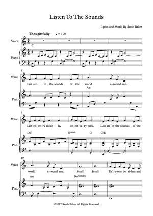 Listen to the Sounds score example