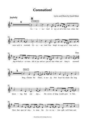 Coronation! score example